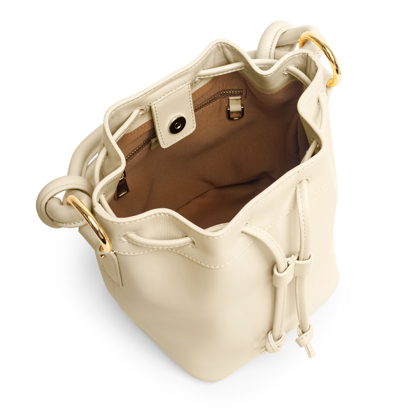 VERA Coco Bucket leather crossbody bag