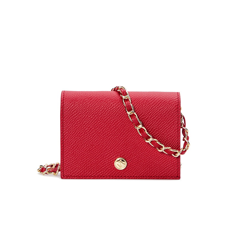 VERA Emily Flap Wallet in Passionate Red