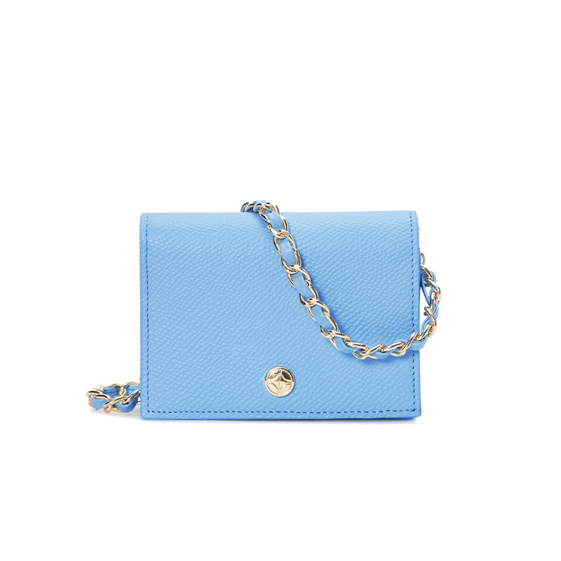 VERA Emily Flap Wallet in Serene Blue