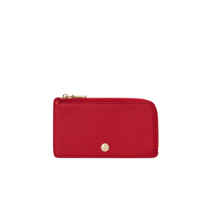 VERA Emily Long Card Holder in Passionate Red