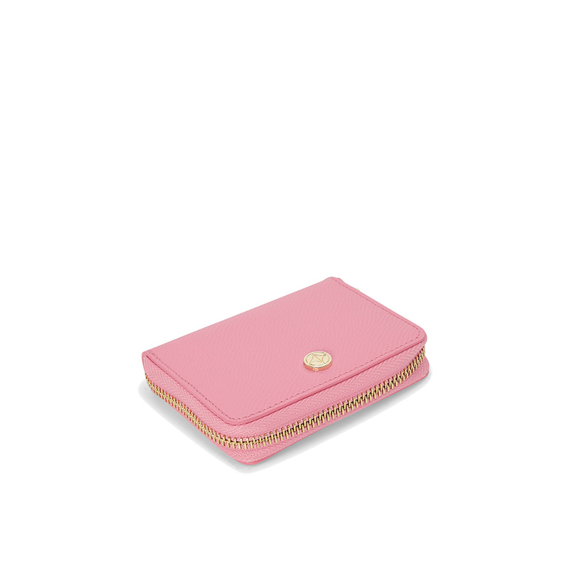 VERA Emily Zipped Wallet in Creative Pink