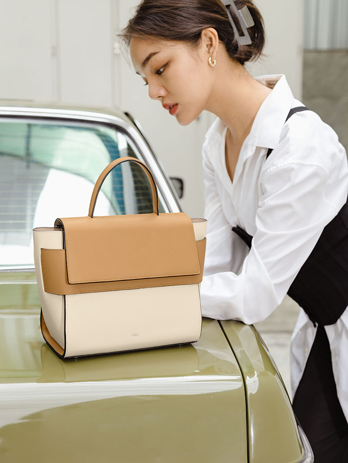 New Arrival - VERA Margo Leather Handbag