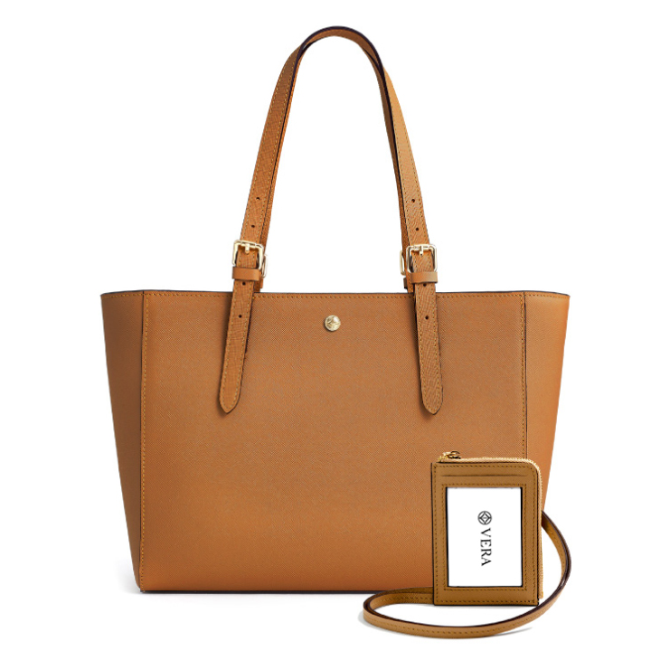 VERA The First Bag with Badge in Caramel