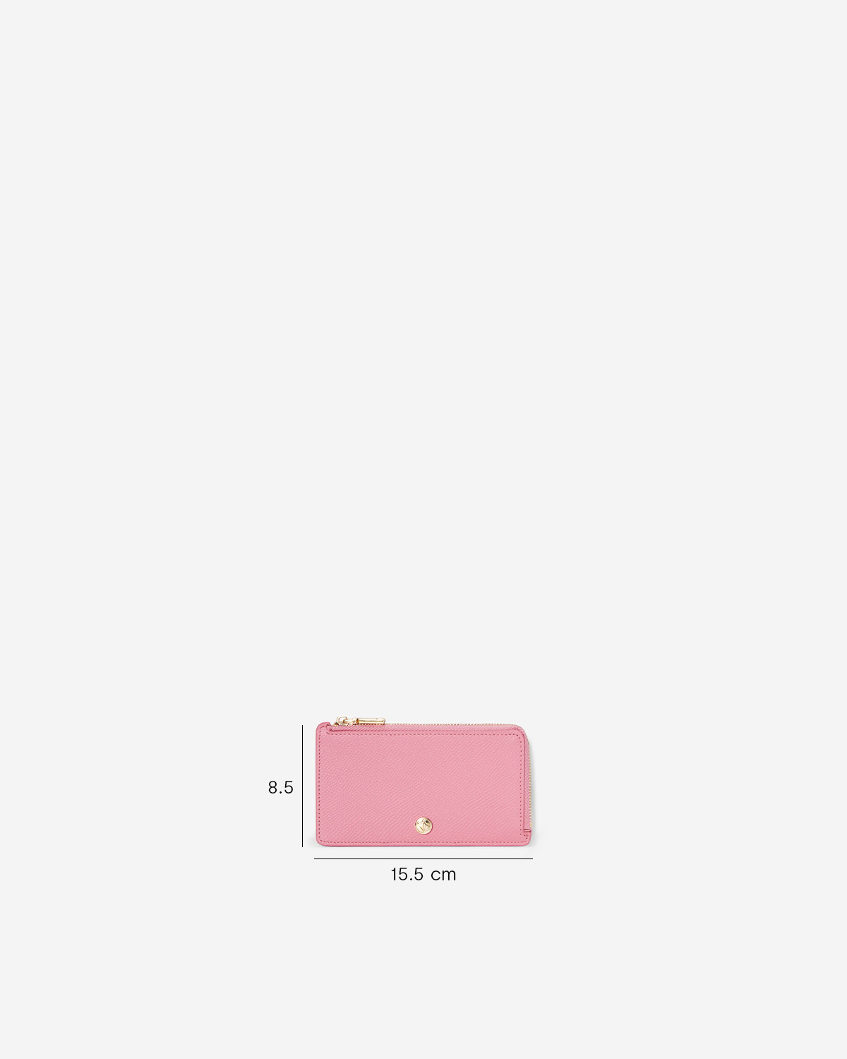 VERA Emily Long Card holder in Creative Pink กระเป๋าใส่บัตรหนังแท้ ทรงยาว พร้อมช่องซิบ สีชมพู