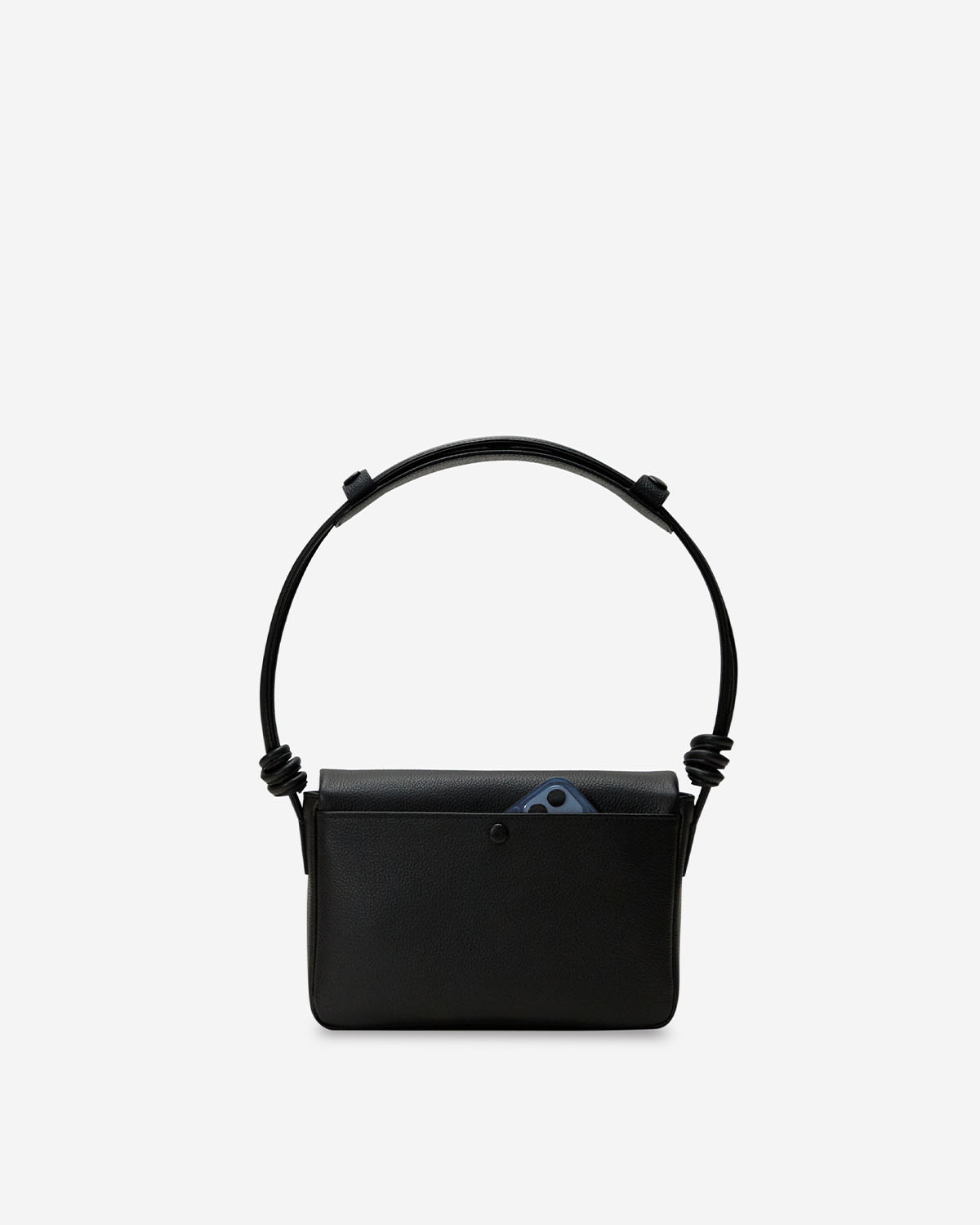 กระเป๋าสะพายข้างหนังแท้ VERA Enveloppe Leather Shoulder & Crossbody bag สี Urban Black