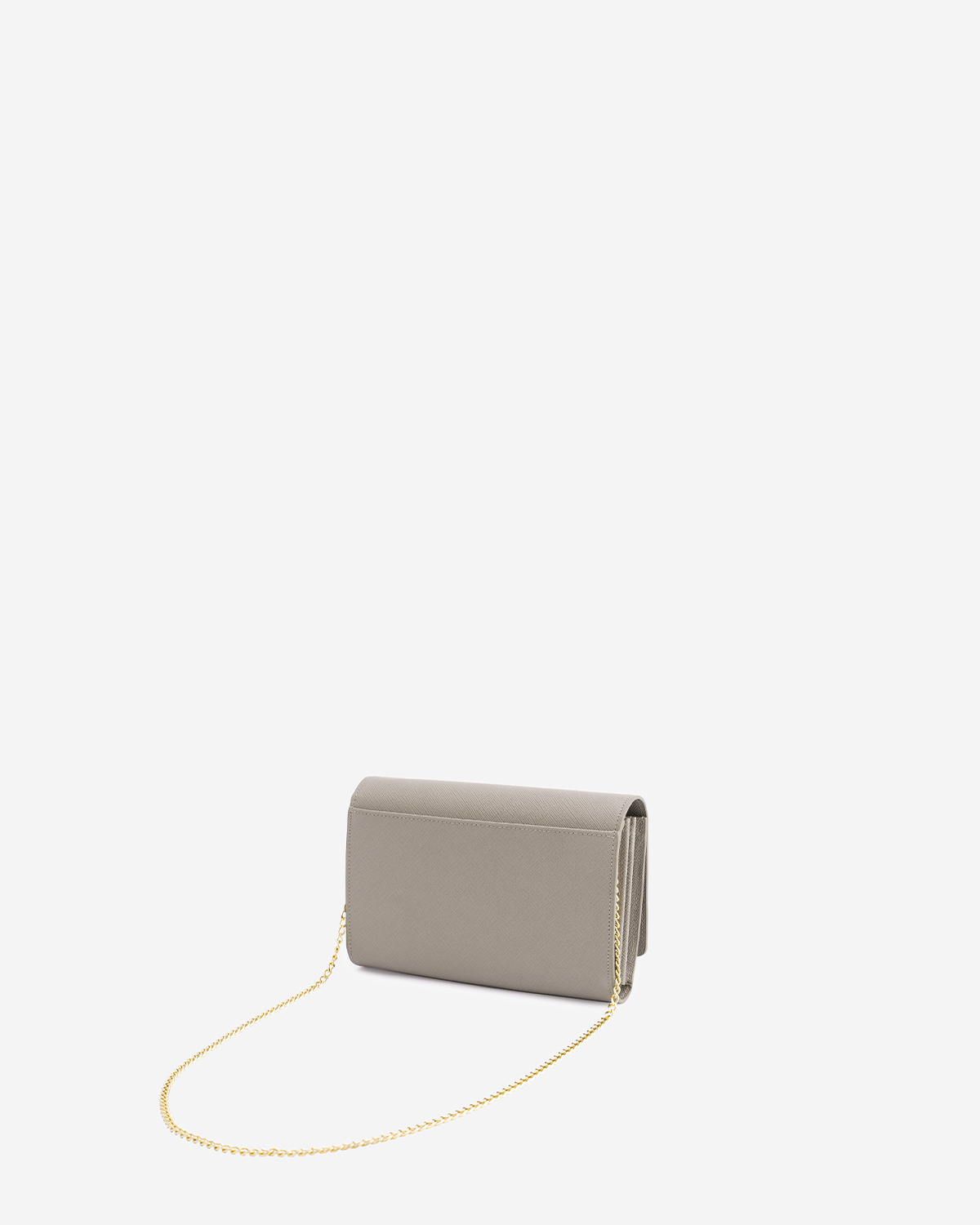 กระเป๋าสะพายข้างหนังแท้ VERA Freda Leather Wallet-on-Chain & Crossbody bag สี Taupe