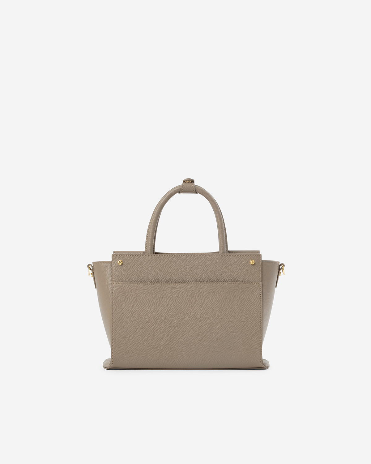 กระเป๋าถือหนังแท้ VERA Heidi Leather Handbag, ไซส์ 28 สี Taupe