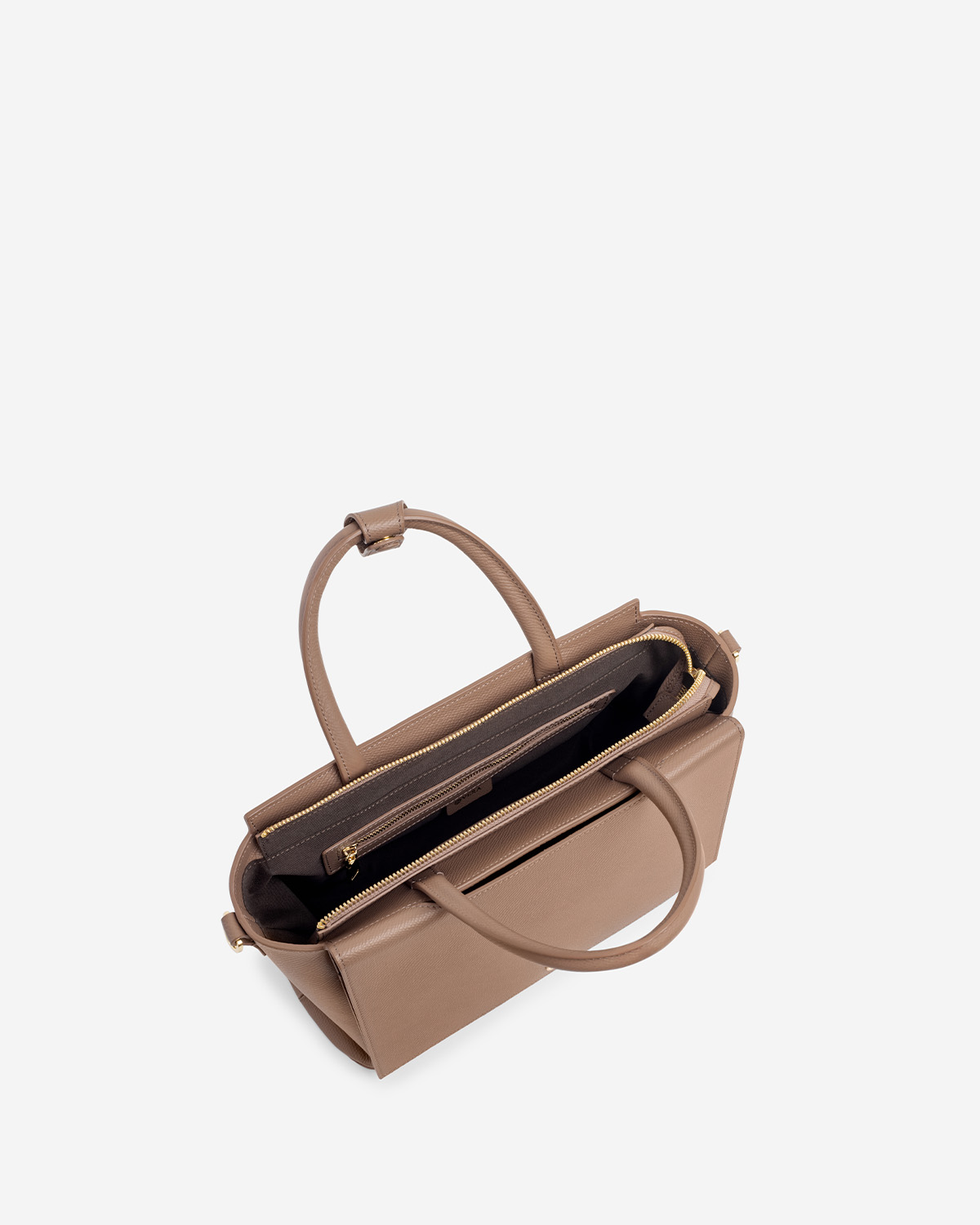 กระเป๋าถือหนังแท้ VERA Heidi Leather Handbag, ไซส์ 28 สี Wood Rose