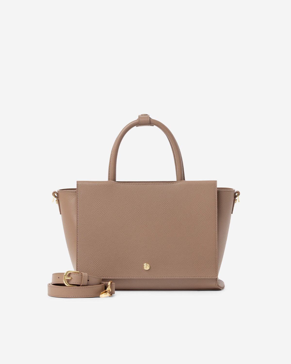กระเป๋าถือหนังแท้ VERA Heidi Leather Handbag, ไซส์ 34 สี Wood Rose