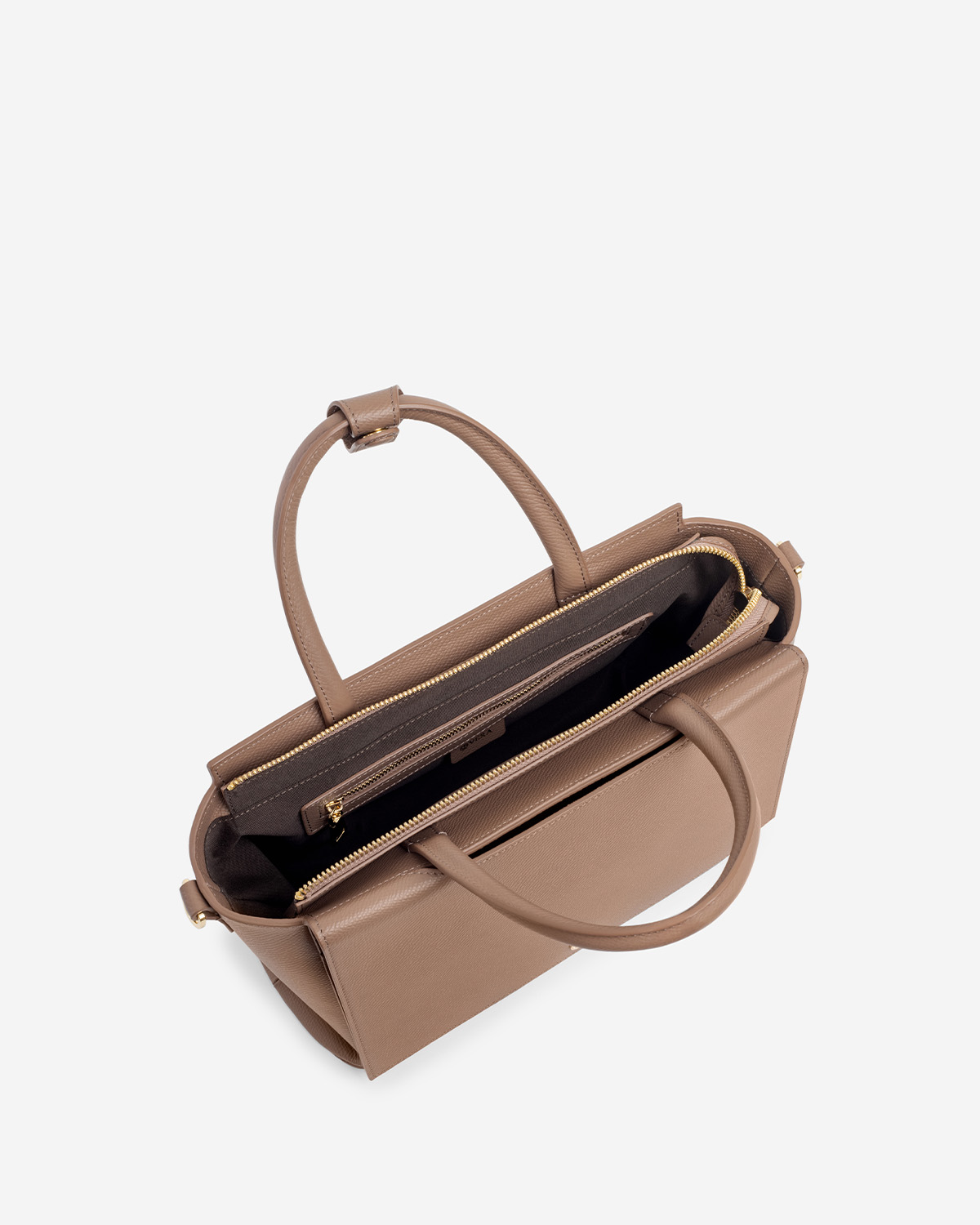 กระเป๋าถือหนังแท้ VERA Heidi Leather Handbag, ไซส์ 34 สี Wood Rose