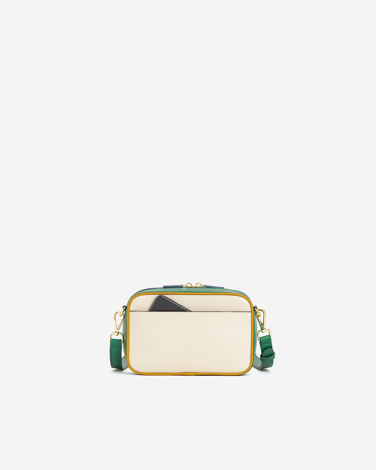 กระเป๋าสะพายข้างหนังแท้ VERA Snack Box Leather Crossbody bag สี Parfait